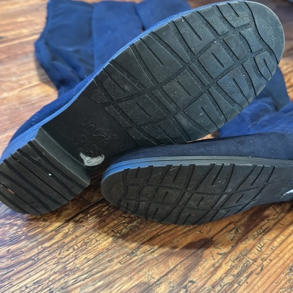 Navy Blue Pull on Boots! - Picture 4 of 4